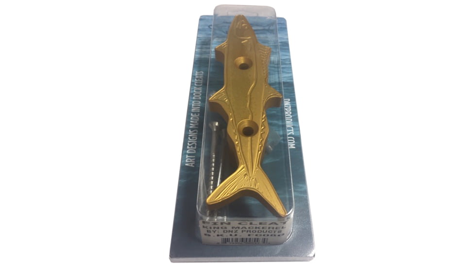 DNZ Products Fin Cleat - Docking &amp; Anchoring Equipment - King Mackerel, Gold, FC08G