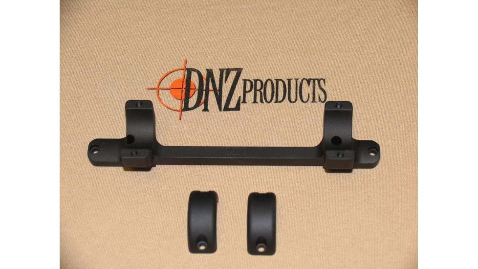 DNZ Products Game Reaper Scope Mount/Ring Combo Savage Round Receiver w/8-40 Screw Holes, 1in Tube, High, Long Action, Matte Black, L12200