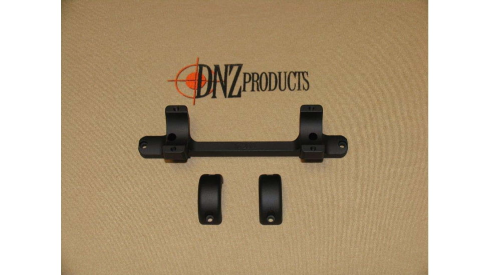 DNZ Products Game Reaper Scope Mount/Ring Combo Savage Round Receiver w/8-40 Screw Holes, 1in Tube, High, Short Action, Matte Black, L16200
