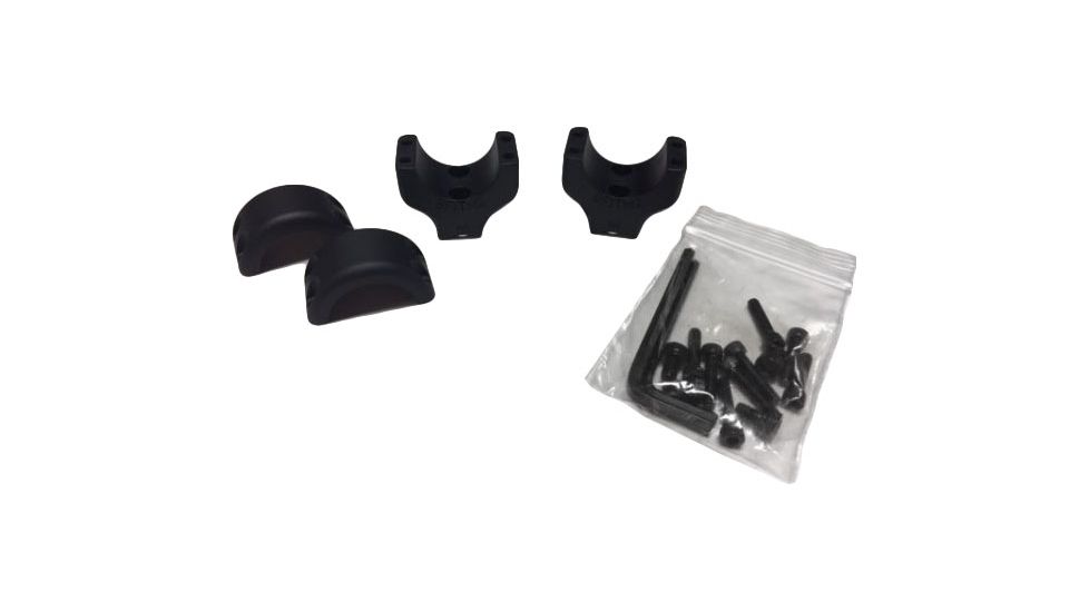 DNZ Products Hunt Masters Scope Mount - Barrett Fieldcraft Tactical, Medium Ring, 1 in Tube, Black Matte, BF1TM2