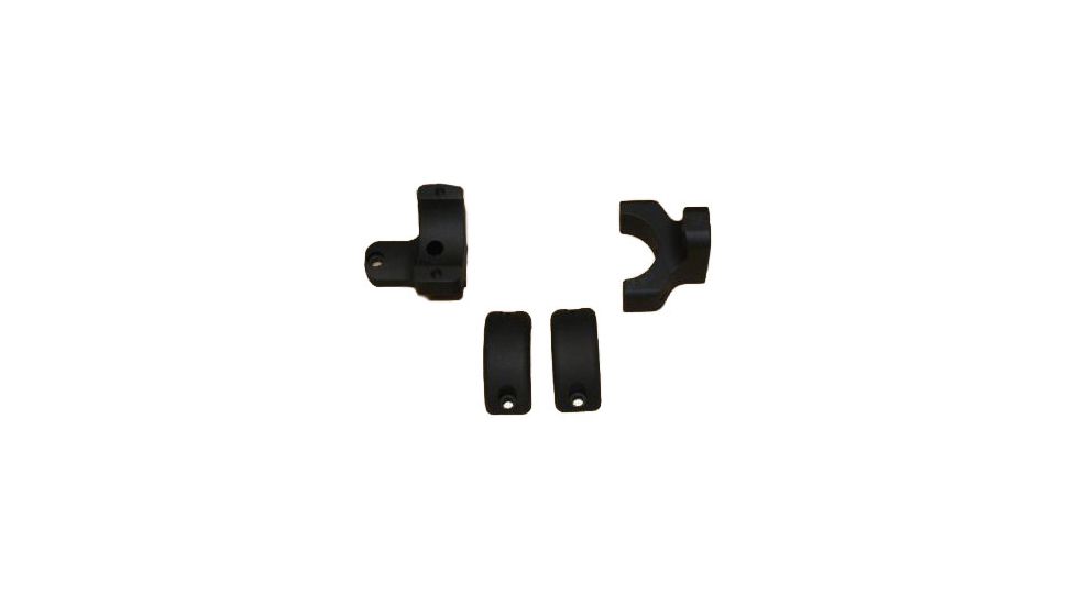 DNZ Products Hunt Masters Scope Mount - Browning T-Bolt, Marlin XT, Savage B17, Savage 93R17, High Ring, 1 in Tube, Black Matte, RF1H2