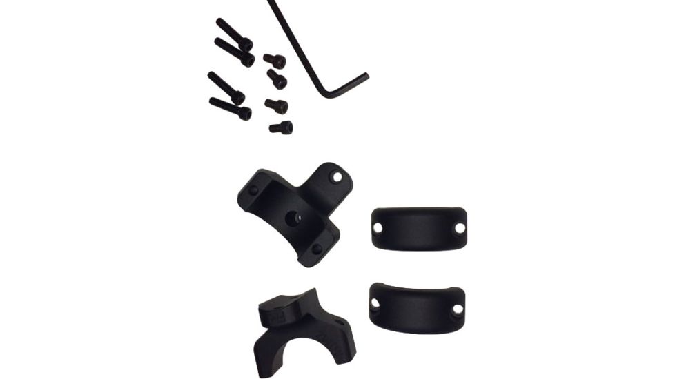 DNZ Products Hunt Masters Scope Mount - Montana Rifle, Medium Ring, 1 in Tube, Black Matte, MR1M2