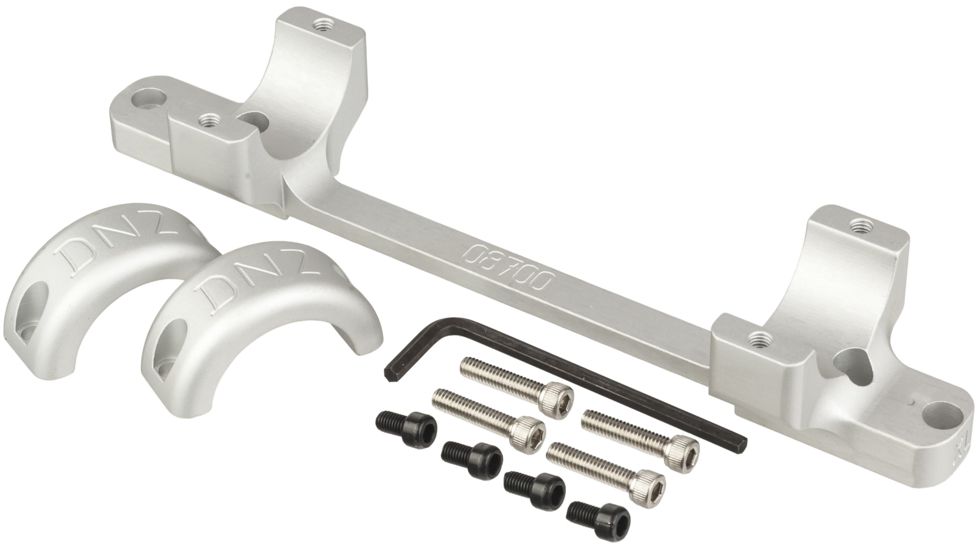 DNZ Products Game Reaper Scope Mount - Remington 700 Long Action, Low Ring, 1 in Tube, Silver, 08700S