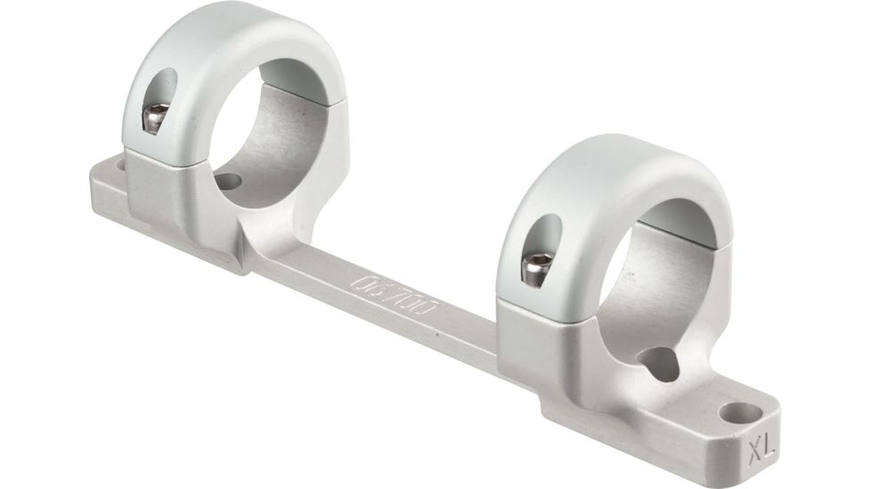 DNZ Products Game Reaper Scope Mount - Remington 700 Short Action, Low Ring, 1 in Tube, Silver, 06700S