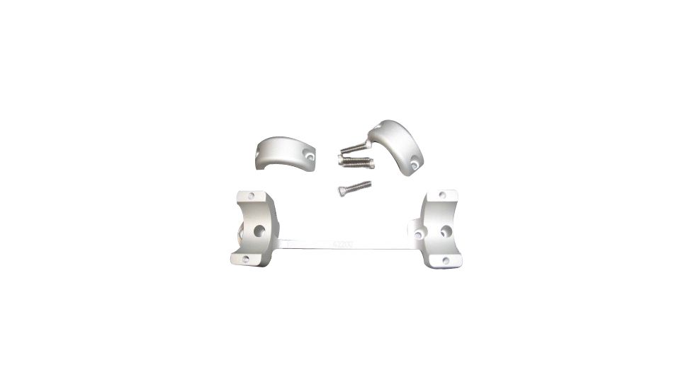 DNZ Products Game Reaper Scope Mount - Savage 93R17, High Ring, 30 mm Tube, Silver, 45200HS