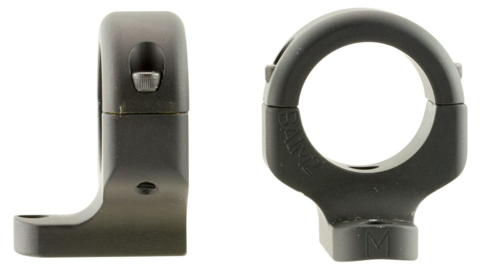 DNZ Products Game Reaper Scope Mount - Steyr Pro Hunter, Low Ring, 1 in Tube, 2.72 in Inner Hole Spacing, Black Matte, 45950