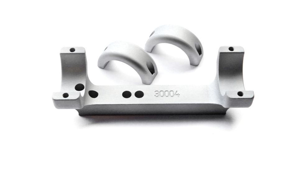 DNZ Products Game Reaper Scope Mount - T/C Encore Omega, Low Ring, 30 mm Tube, Silver, 30006S