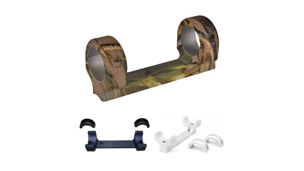 DNZ Ruger 10/22 Mount 1 Inch Scope Tube, APG, Black, Silver