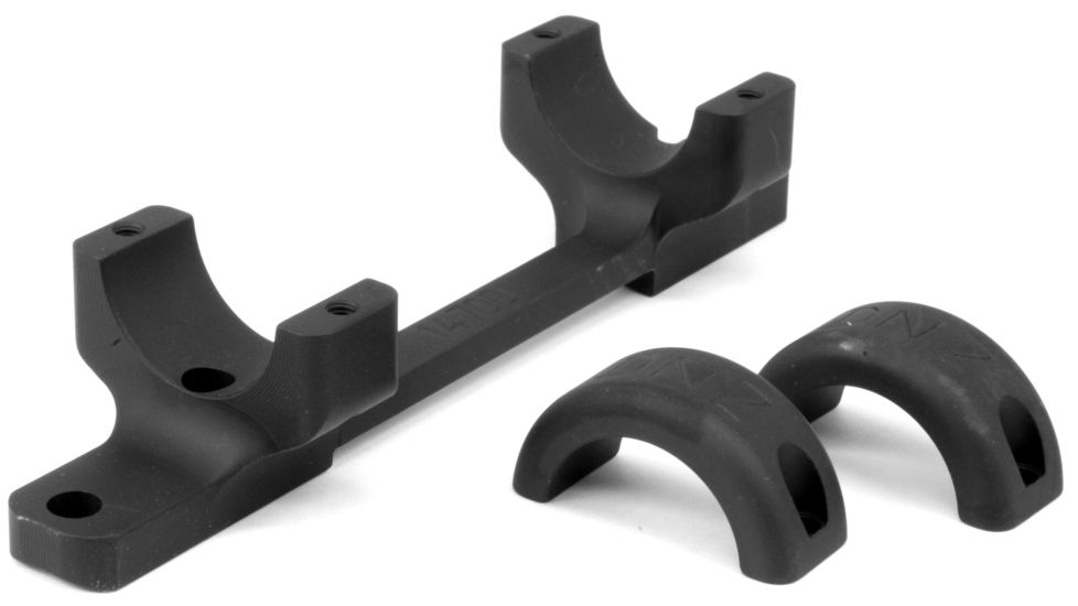 DNZ Products Game Reaper Scope Mount - Remington 700 Short Action, High Ring, 0 MOA, 1 in Tube, Black Matte, 16700