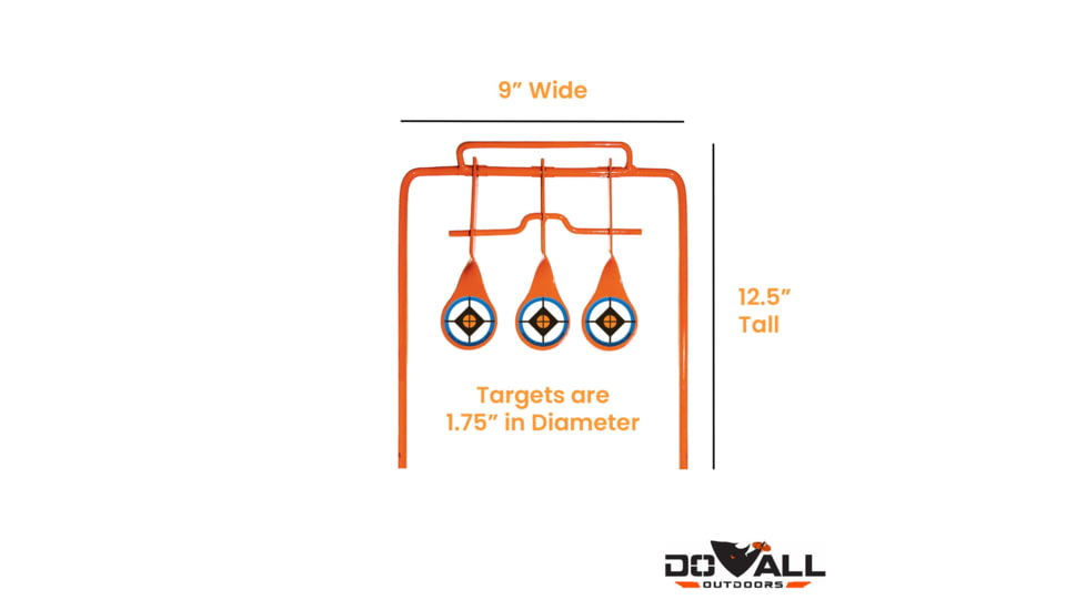 Do All Outdoors Airgun Auto Reset, Orange, 0.177, SS7177
