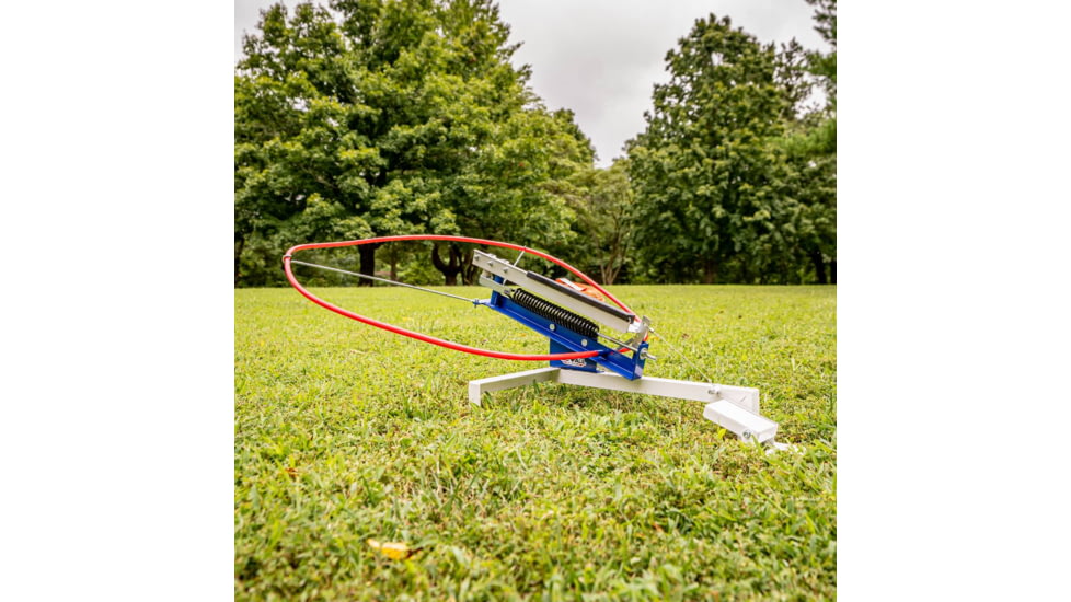 Do All Outdoors Competitor Sport Trap Launcher, Red White Blue, 2 or 2 Clays, CT202
