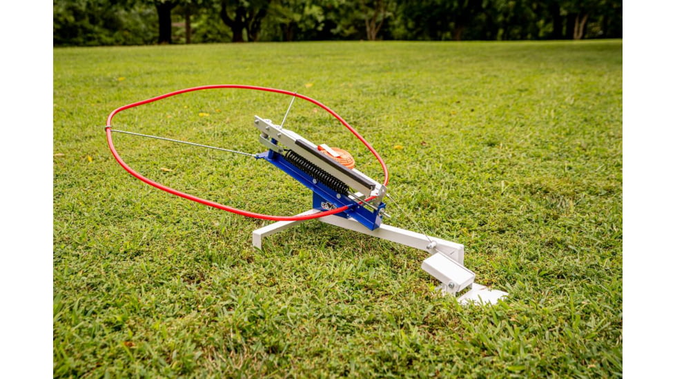 Do All Outdoors Competitor Sport Trap Launcher, Red White Blue, 2 or 2 Clays, CT202