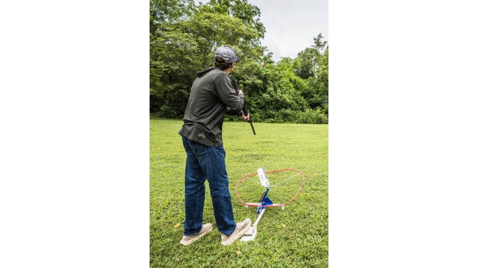 Do All Outdoors Competitor Sport Trap Launcher, Red White Blue, 2 or 2 Clays, CT202
