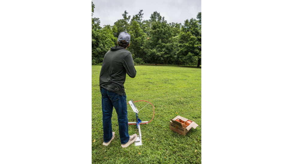 Do All Outdoors Competitor Sport Trap Launcher, Red White Blue, 2 or 2 Clays, CT202