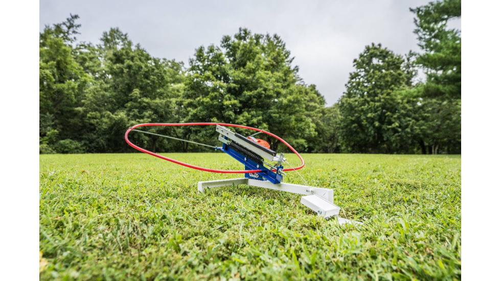Do All Outdoors Competitor Sport Trap Launcher, Red White Blue, 2 or 2 Clays, CT202