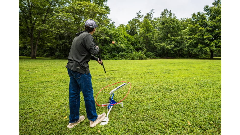 Do All Outdoors Competitor Sport Trap Launcher, Red White Blue, 2 or 2 Clays, CT202