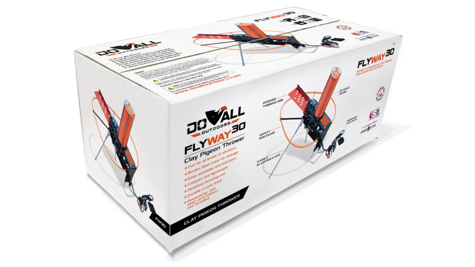 Do All Outdoors FlyWay 30 Launcher, Black, 30 Clays, FW30