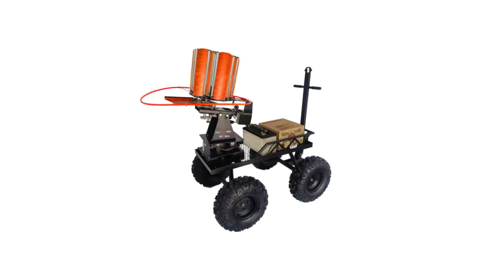 Do All Outdoors FlyWay 4x4 180X Launcher, Black, 180 Clays, FW4X4180X