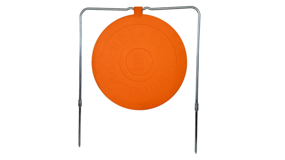 Do All Outdoors Great Big Gong, Orange, .22 to 50 Cal, BSG5