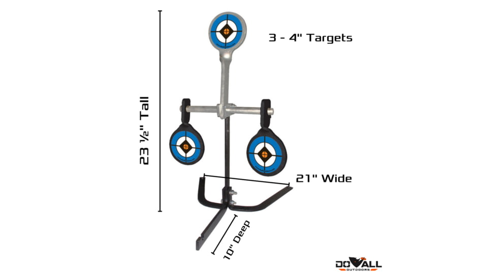 Do All Outdoors Handgun Auto Reset Pro, Black and Gray, 9 mm to 45 Cal, SS6038