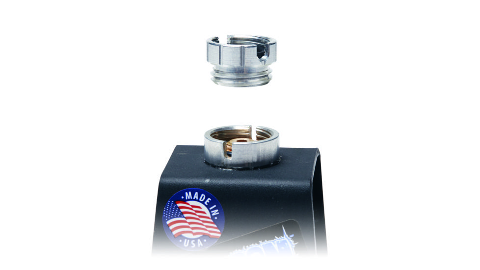 Do All Outdoors Mega Boom Small Bottle Adapter, Silver MB175