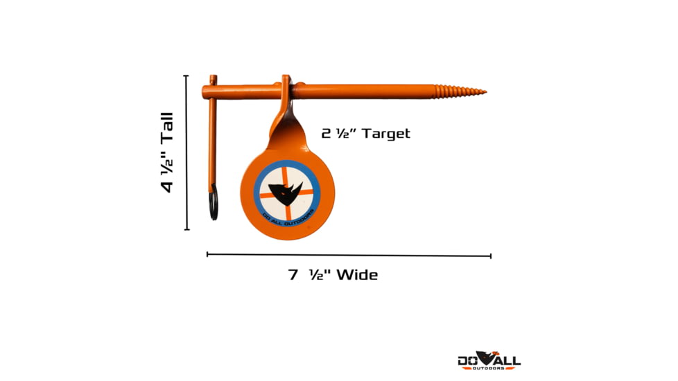 Do All Outdoors Single Tree Spinner, Orange, 0.177, TSPGS