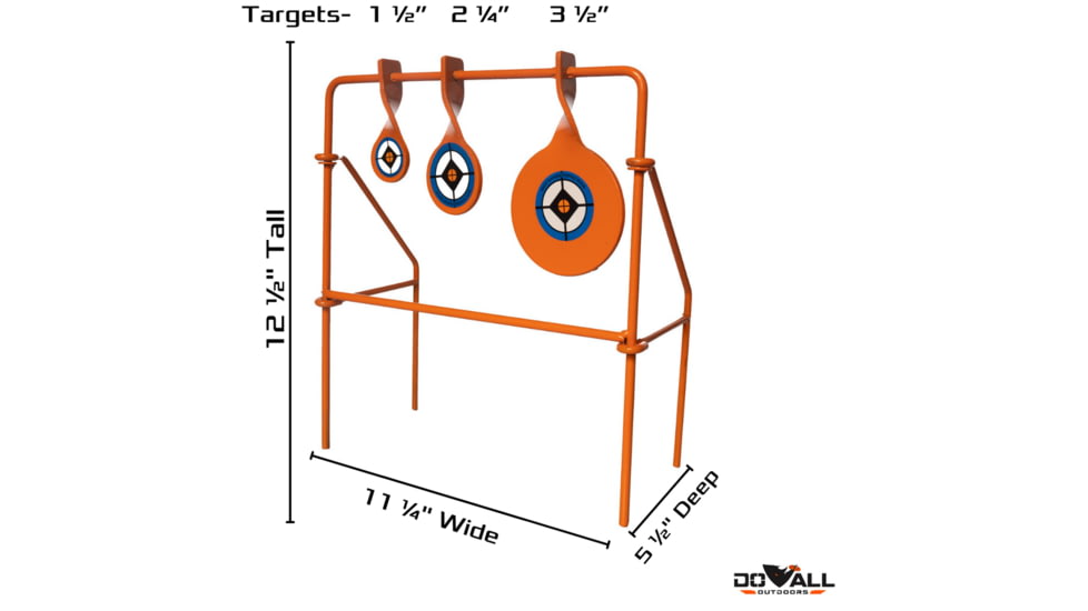 Do All Outdoors Triple Spinner, Orange, 0.22, SS7022
