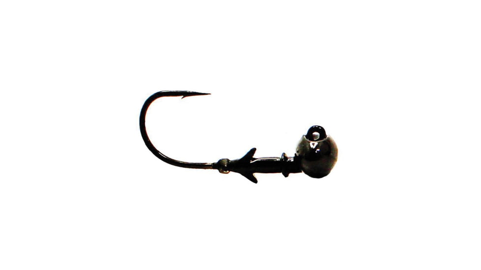 Dobyns Football Head, 1/4oz, 4pk, Black, FB HEAD BLK 1/4 4PK