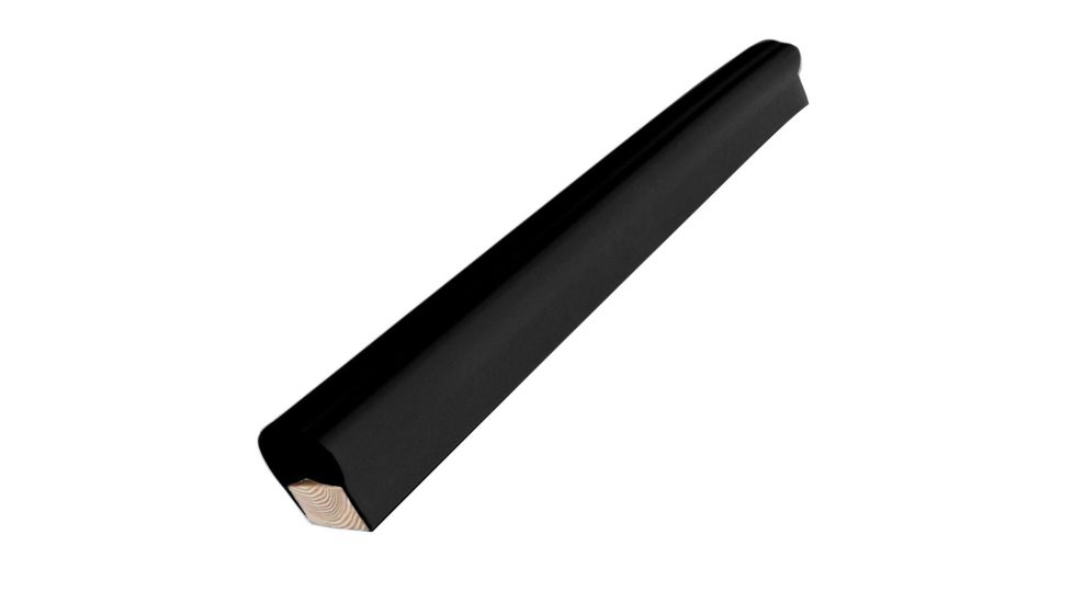 Dock Edge Piling Post Bumper - One End Capped - 6' - Black 64086