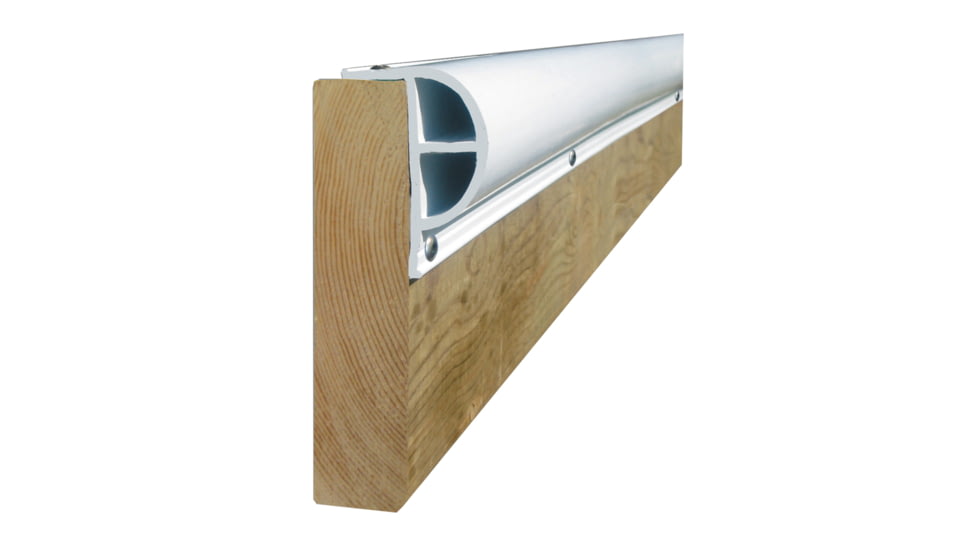Dock Edge PRODOCK Heavy "P" Dock Profile - 3 8' Sections - White 50125