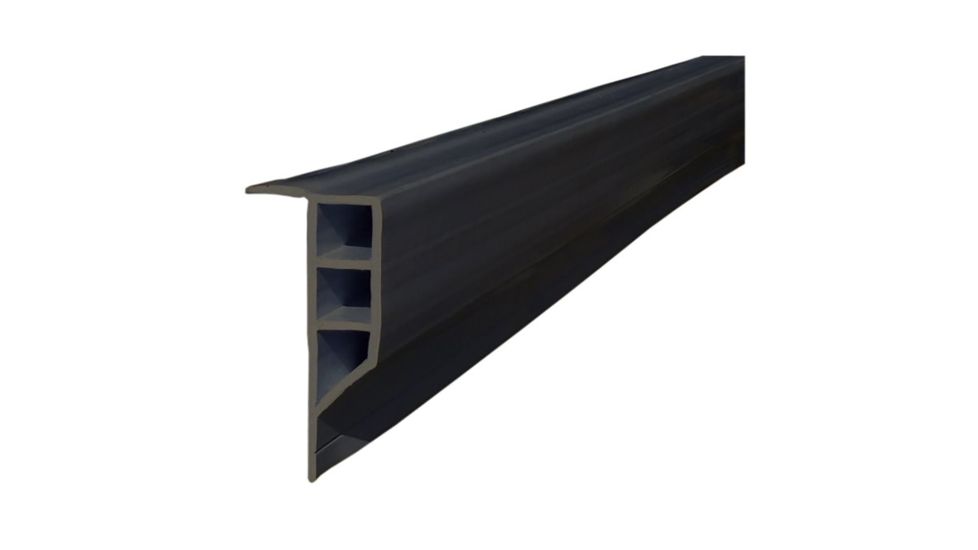 Dock Edge Standard PVC Full Face Profile - 16' Roll - Black 64090