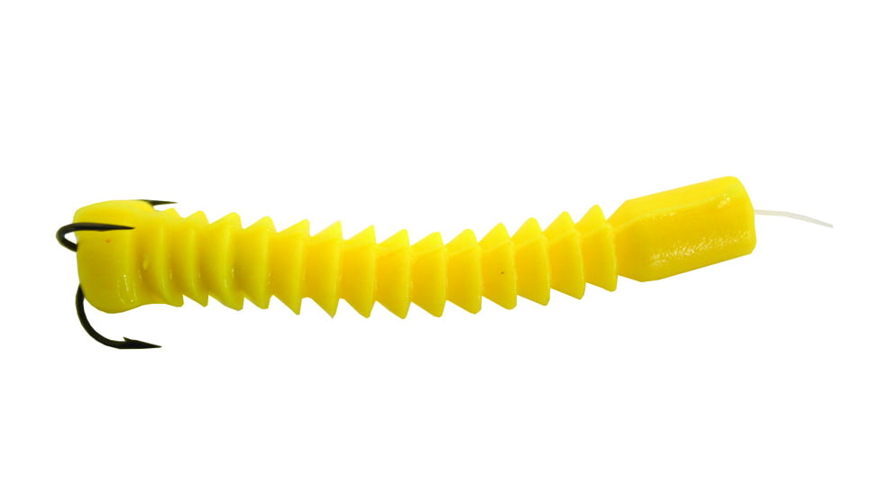 Docs Catfish Bait Company Super Worm, Yellow, 2 Pack, 21255