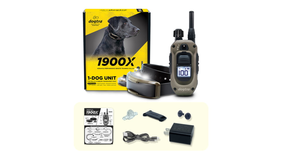 Dogtra 1900X Remote Collar 1-Dog Unit