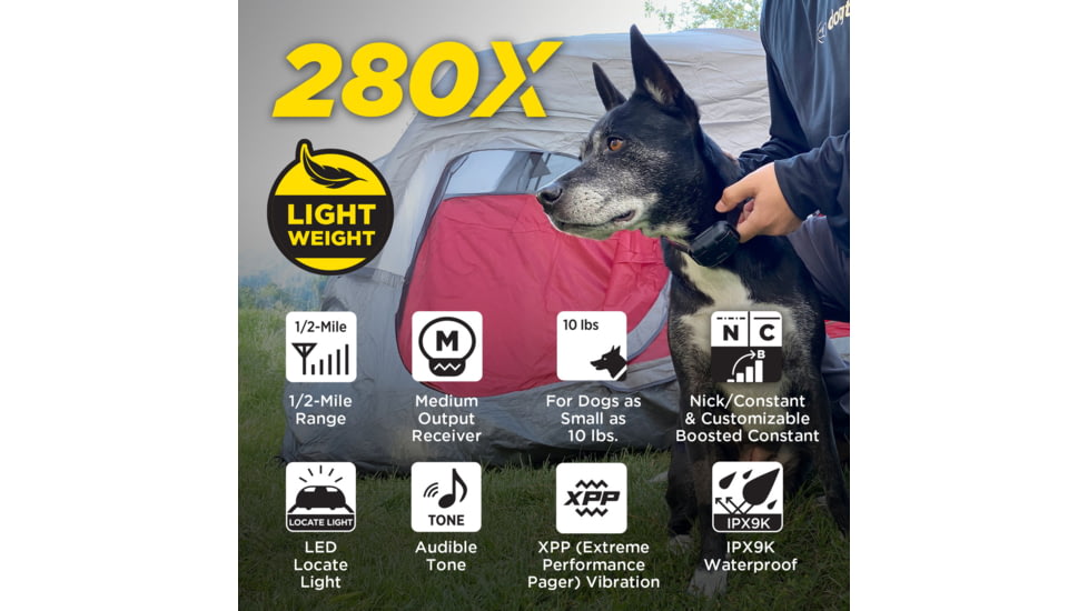 Dogtra 280X Remote Collar 1-Dog Unit