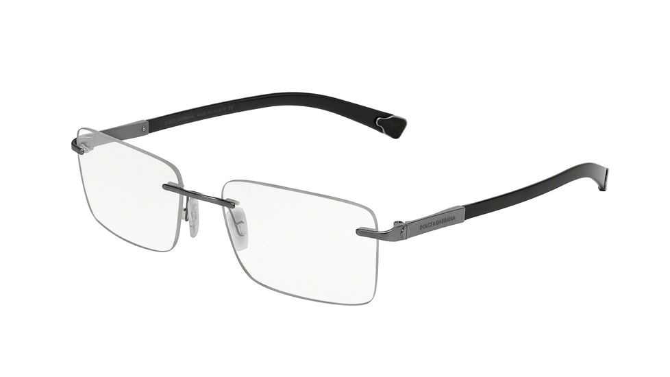 Dolce&amp;Gabbana BASALTO COLLECTION DG1260 Bifocal Prescription Eyeglasses 04-53 - Gunmetal Sand Frame