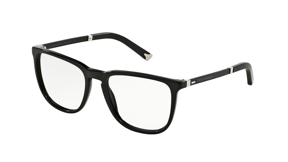 Dolce&amp;Gabbana BASALTO COLLECTION DG3216 Eyeglass Frames 501-52 - Black Frame