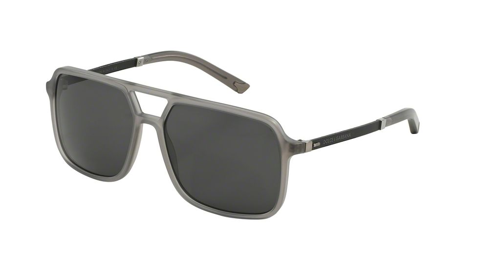 Dolce&amp;Gabbana BASALTO COLLECTION DG4241 Bifocal Prescription Sunglasses DG4241-186187-58 - Lens Diameter 58 mm, Frame Color Matte Grey