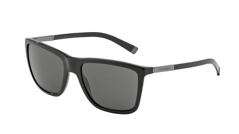 Dolce&amp;Gabbana BASALTO DG4210 Progressive Prescription Sunglasses DG4210-501-87-55 - Lens Diameter 55 mm, Frame Color Black