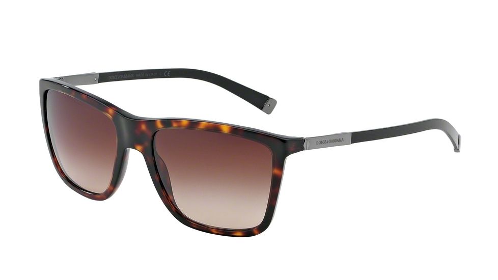 Dolce&amp;Gabbana BASALTO DG4210 Progressive Prescription Sunglasses DG4210-502-13-55 - Lens Diameter 55 mm, Frame Color Havana