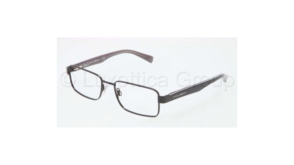Dolce&amp;Gabbana CONTRAST DG1238P Eyeglass Frames 1169-5217 - Black Frame, Demo Lens Lenses