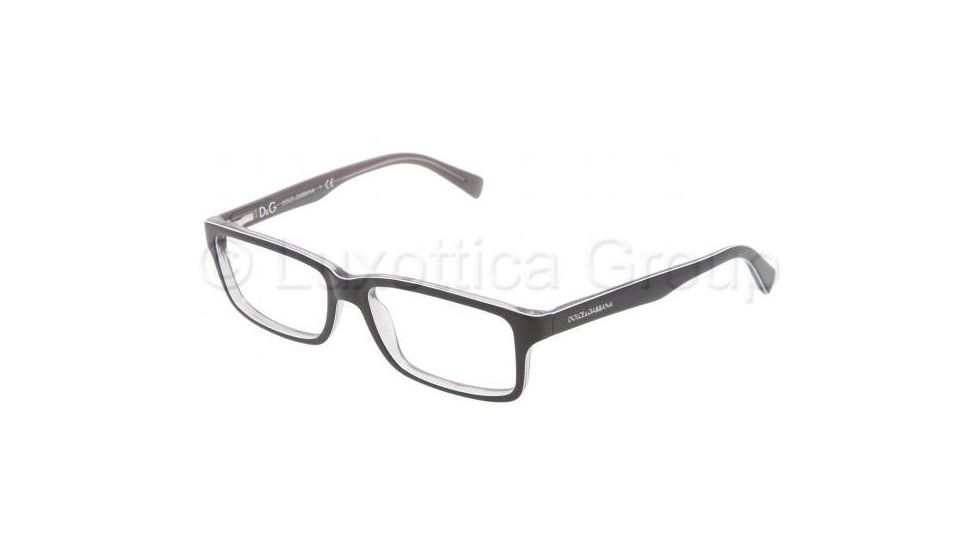 Dolce&amp;Gabbana CONTRAST DG3148P Progressive Prescription Eyeglasses 2631-5316 - Dark Steel Frame
