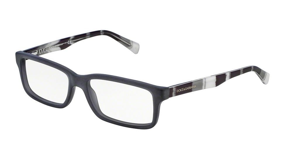 Dolce&amp;Gabbana CONTRAST DG3148P Progressive Prescription Eyeglasses 2758-55 - Matte Grey Frame