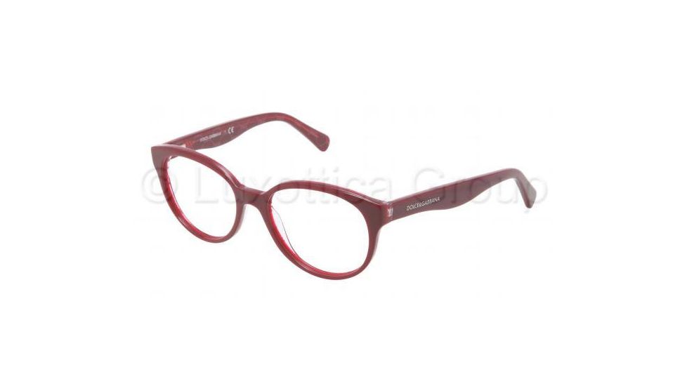 Dolce&amp;Gabbana D&amp;G ALL OVER DG3146P Single Vision Prescription Eyeglasses 2669-5017 - Dark Steel Frame