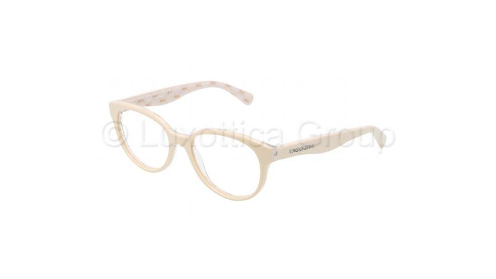 Dolce&amp;Gabbana D&amp;G ALL OVER DG3146P Single Vision Prescription Eyeglasses 2671-5017 - Dark Steel Frame