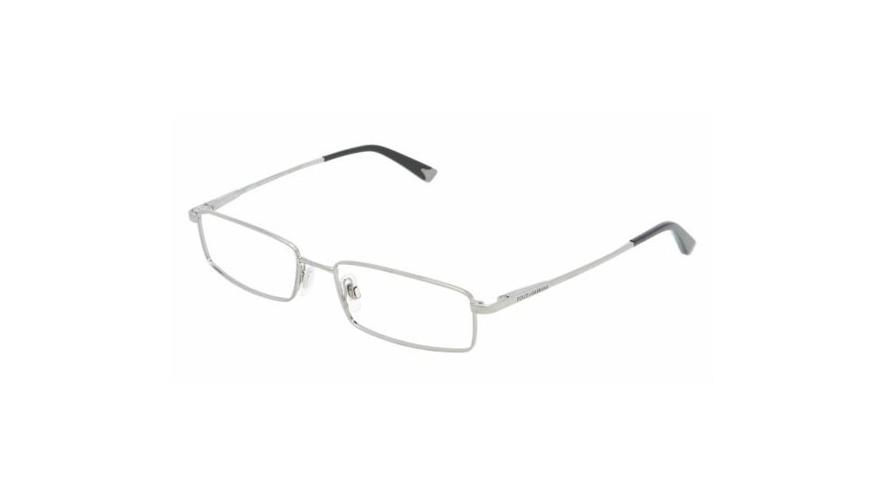 Dolce&amp;Gabbana DG1208 Progressive Eyeglasses - Gunmetal Demo Lens Frame / 52 mm Prescription Lenses, 079-5217