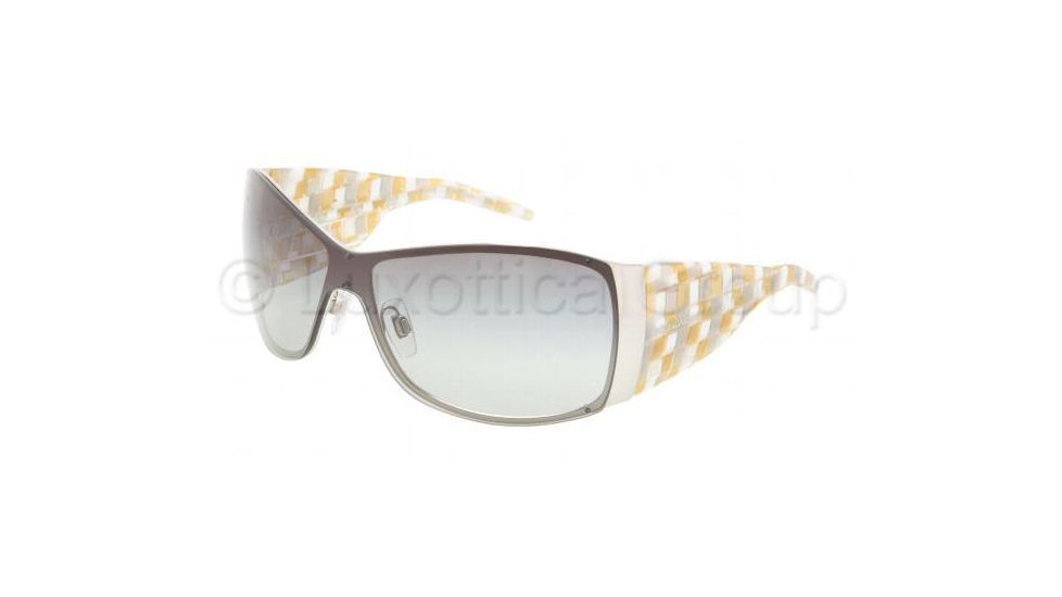 Dolce&amp;Gabbana DG 2019M Sunglasses Styles - 413-8G Silver Frame / Gray Gradient Lenses, 413-8G-0133