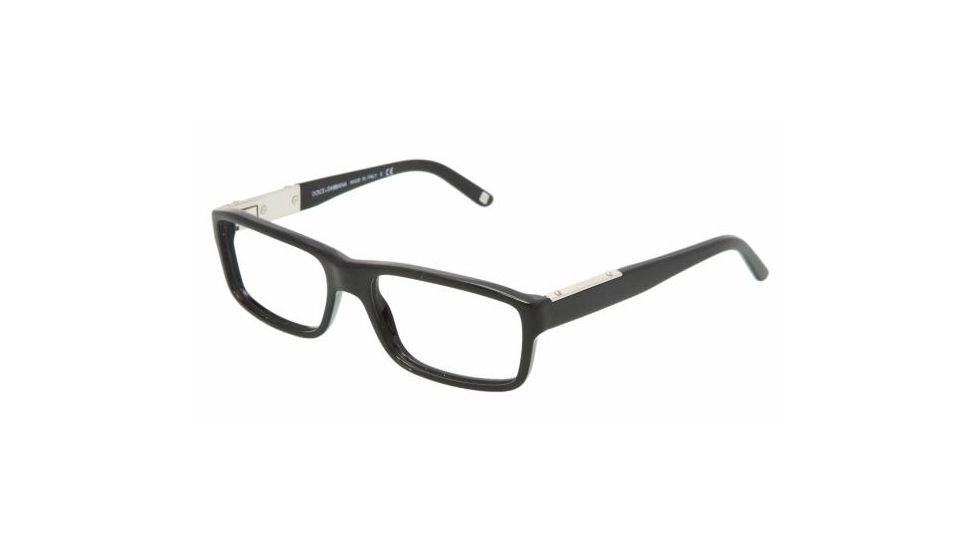 Dolce&amp;Gabbana DG 3070 Eyeglasses Styles - Black Frame w/Non-Rx 52 mm Diameter Lenses, 501-5217