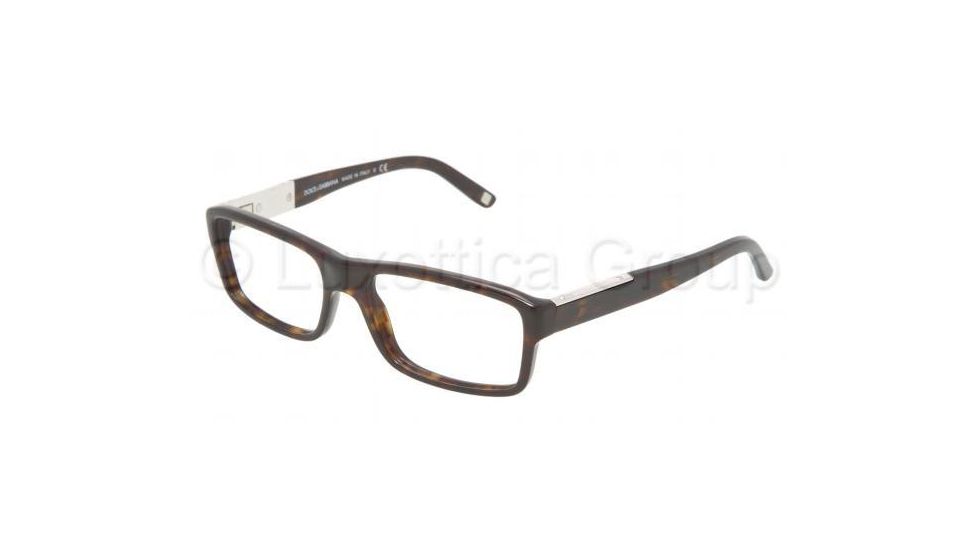 Dolce&amp;Gabbana DG 3070 Eyeglasses Styles - Havana Frame w/Non-Rx 54 mm Diameter Lenses, 502-5417
