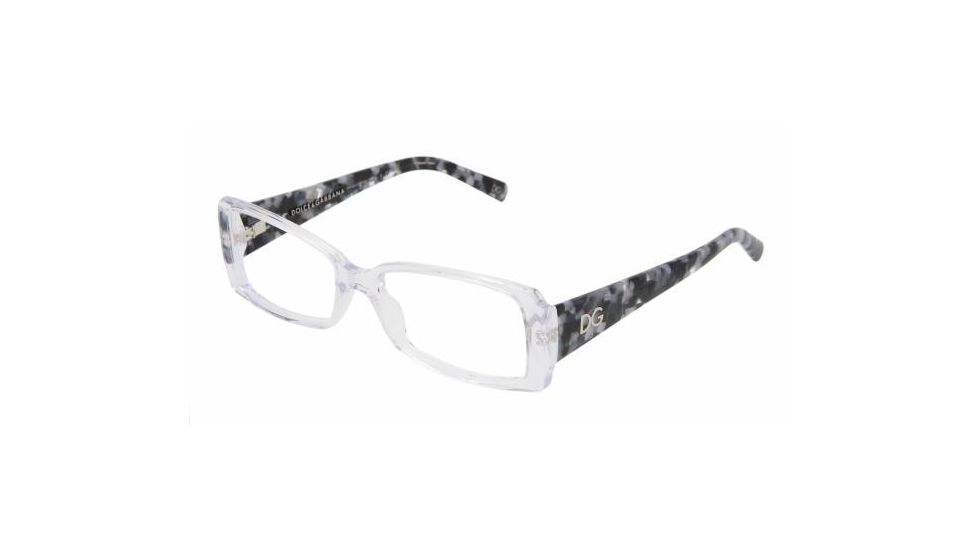 Dolce&amp;Gabbana DG 3080 Eyeglasses Styles - Crystal Frame w/Non-Rx 53 mm Diameter Lenses, 1528-5316