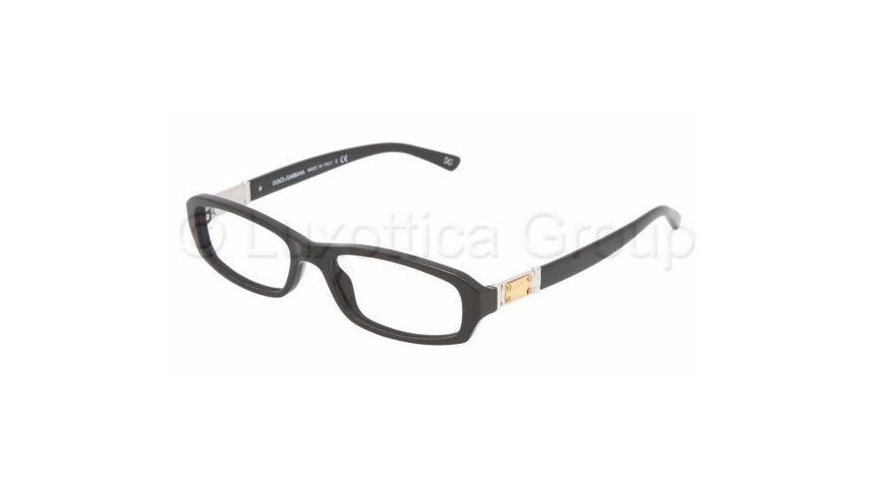 Dolce&amp;Gabbana DG 3093 Eyeglasses Styles - Black Frame w/Non-Rx 51 mm Diameter Lenses, 501-5116